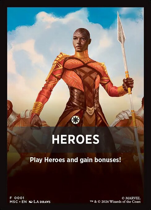 Marvel Super Heroes Jumpstart Front Cards