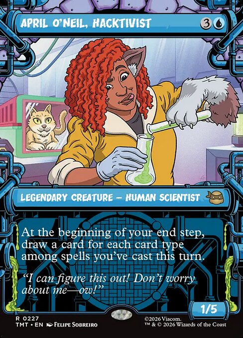 April O'Neil, Hacktivist
