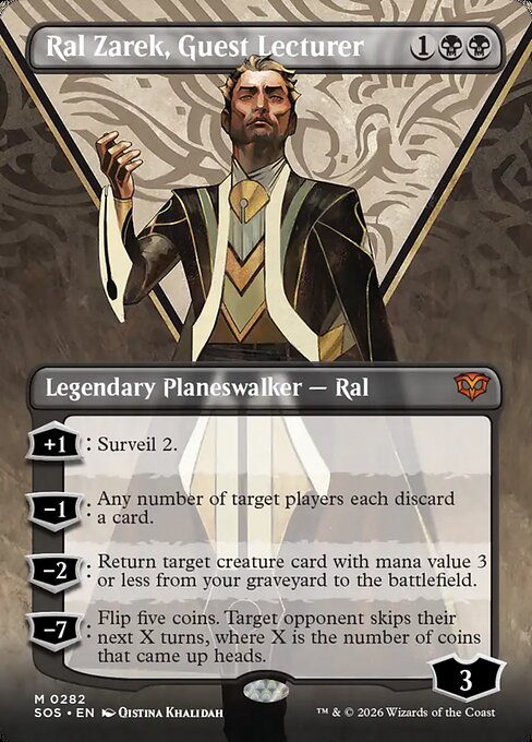 Ral Zarek, Guest Lecturer