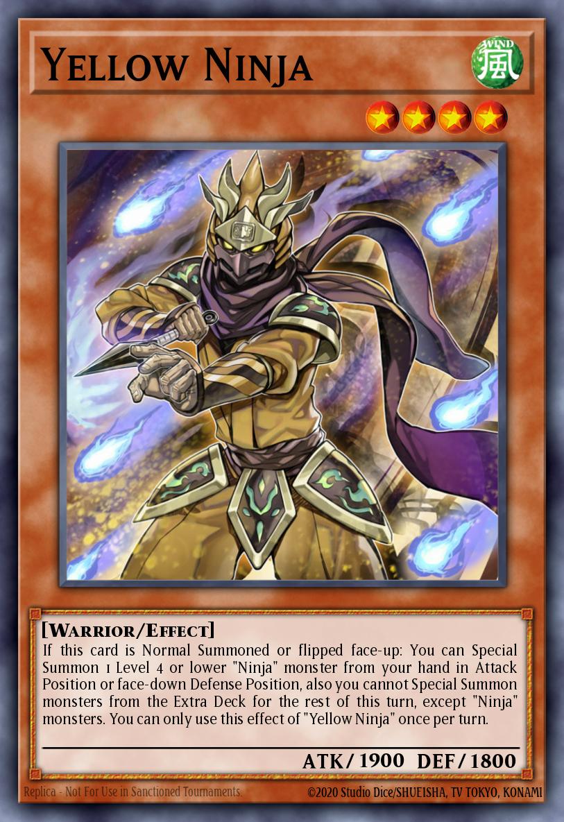 Gelber Ninja